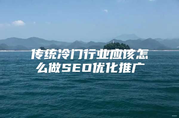 传统冷门行业应该怎么做SEO优化推广