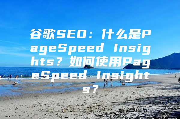 谷歌SEO：什么是PageSpeed Insights？如何使用PageSpeed Insights？