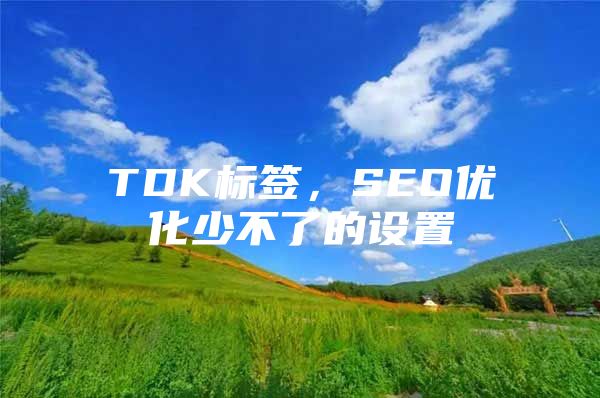 TDK标签，SEO优化少不了的设置