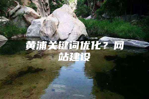 黄浦关键词优化？网站建设