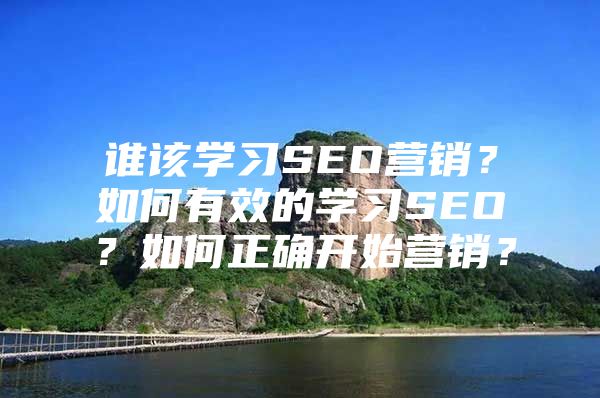 谁该学习SEO营销？如何有效的学习SEO？如何正确开始营销？