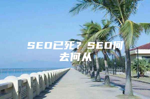 SEO已死？SEO何去何从