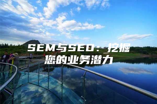 SEM与SEO：挖掘您的业务潜力