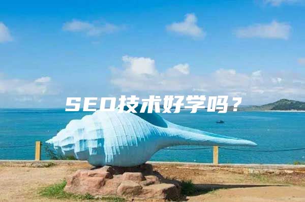 SEO技术好学吗？