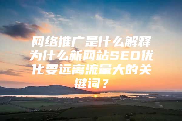 网络推广是什么解释为什么新网站SEO优化要远离流量大的关键词？