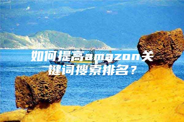 如何提高amazon关键词搜索排名？