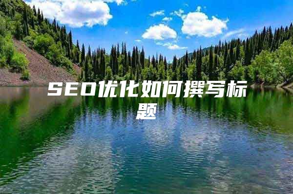 SEO优化如何撰写标题