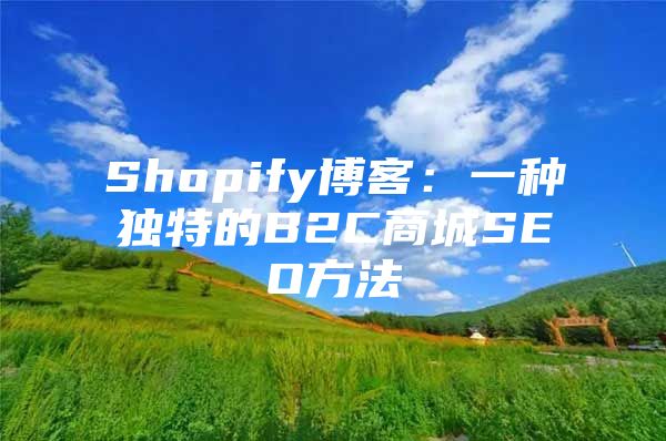 Shopify博客：一种独特的B2C商城SEO方法