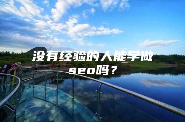 没有经验的人能学做seo吗？